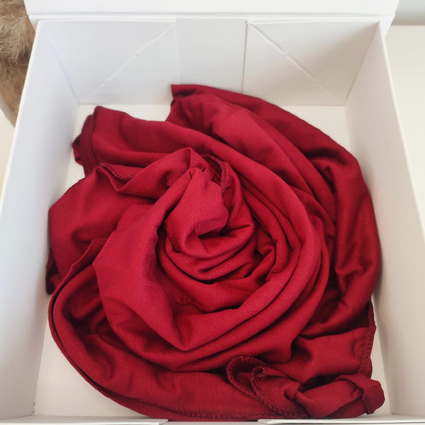 Hijab Jersey rouge